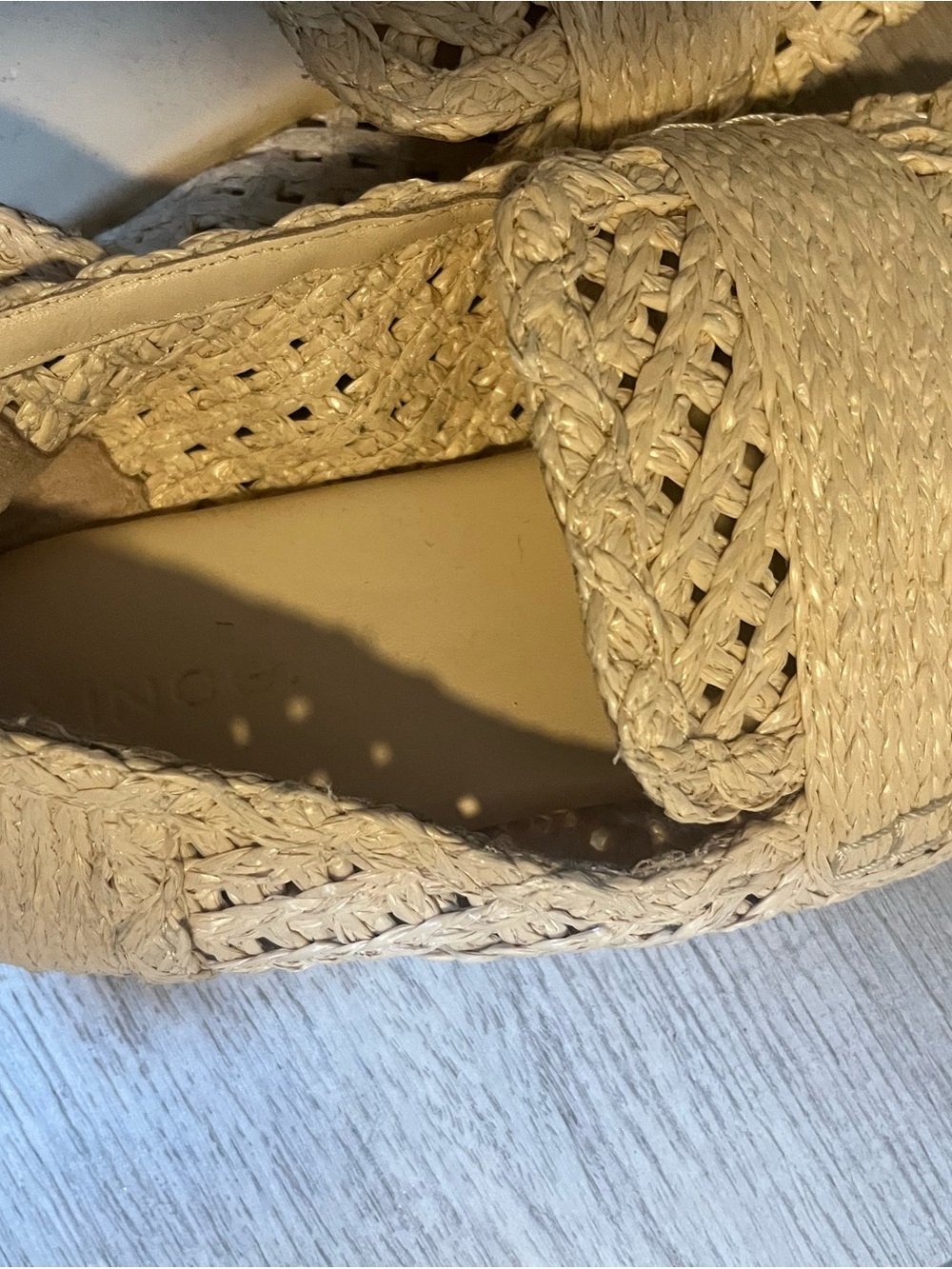 Vince Braided Flats- Cream